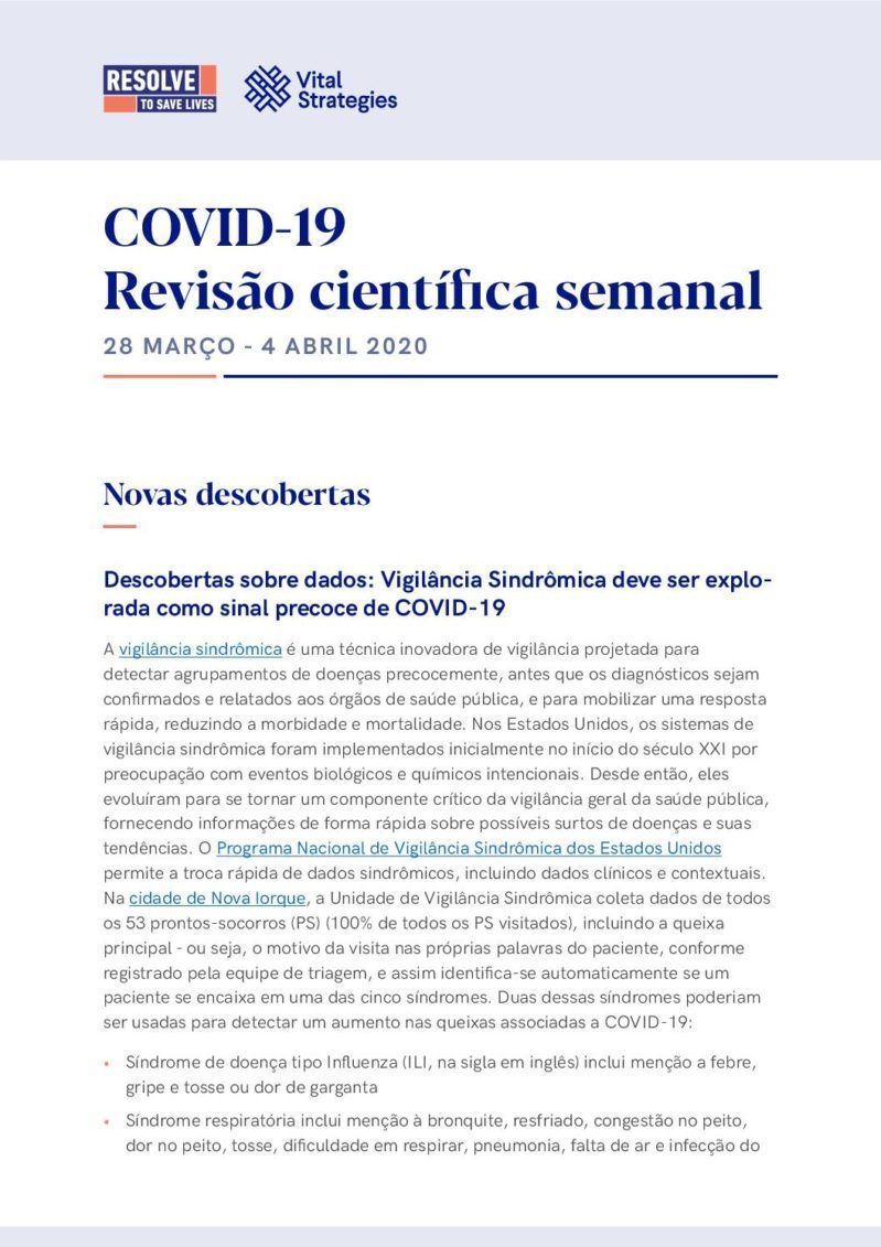 Science Review Portuguese Mar 28 - Apr 3 2020 cover