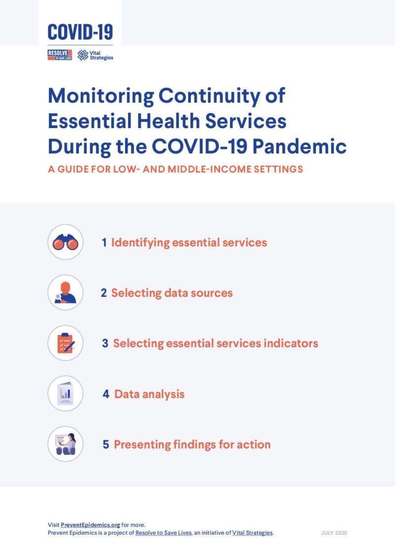 Monitoring Continuity of Essential Health Services During the COVID-19 Pandemic cover