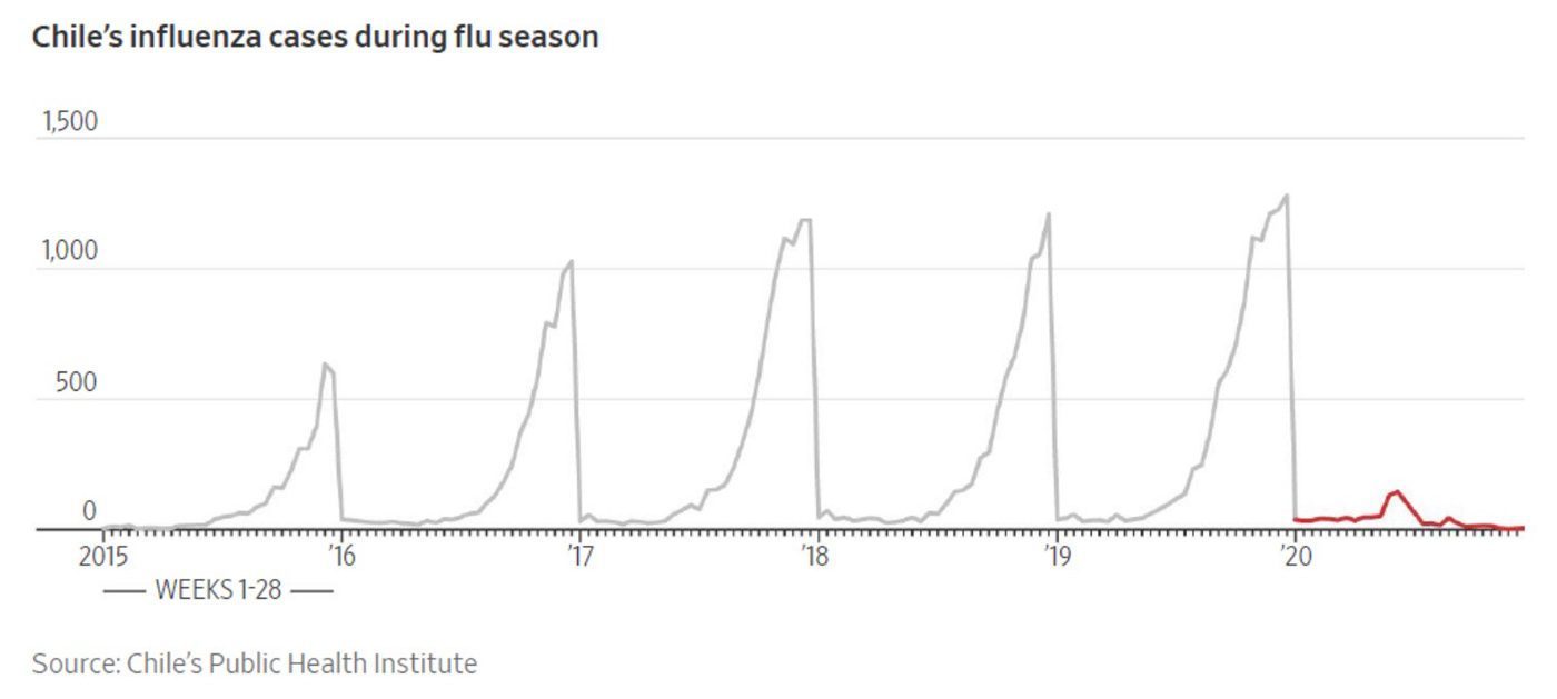 Chile's Influenza Cases During Flu Season