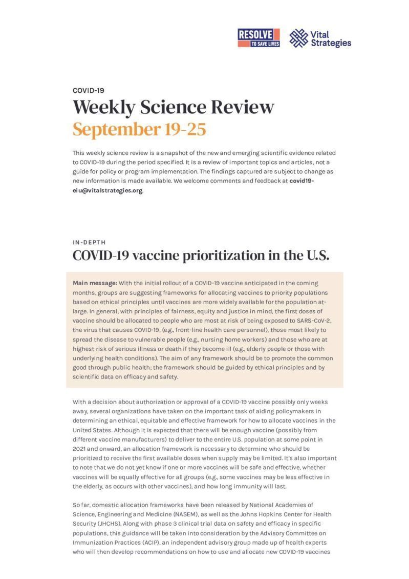 Weekly Science Review September 19-25 cover