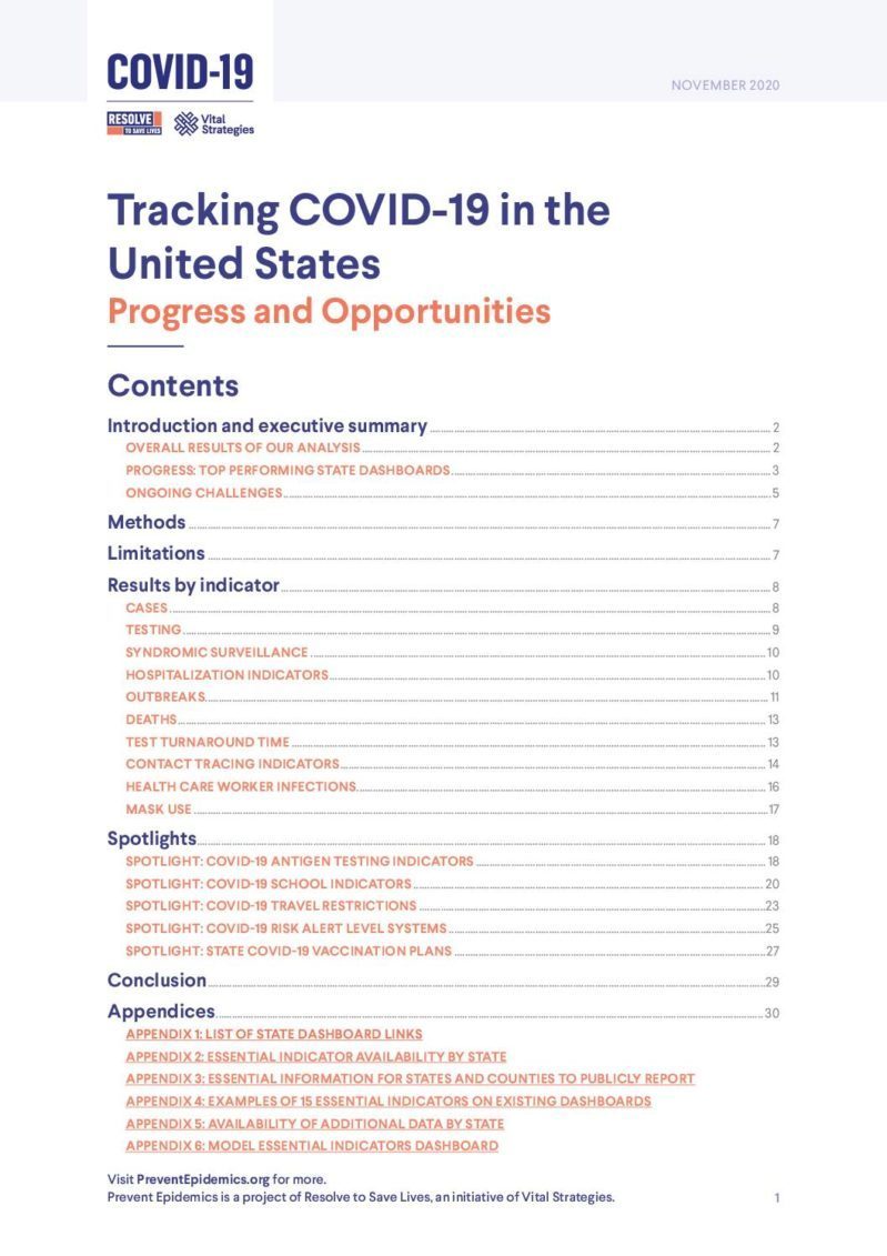 Tracking COVID-19 in the United States: Progress and Opportunities cover