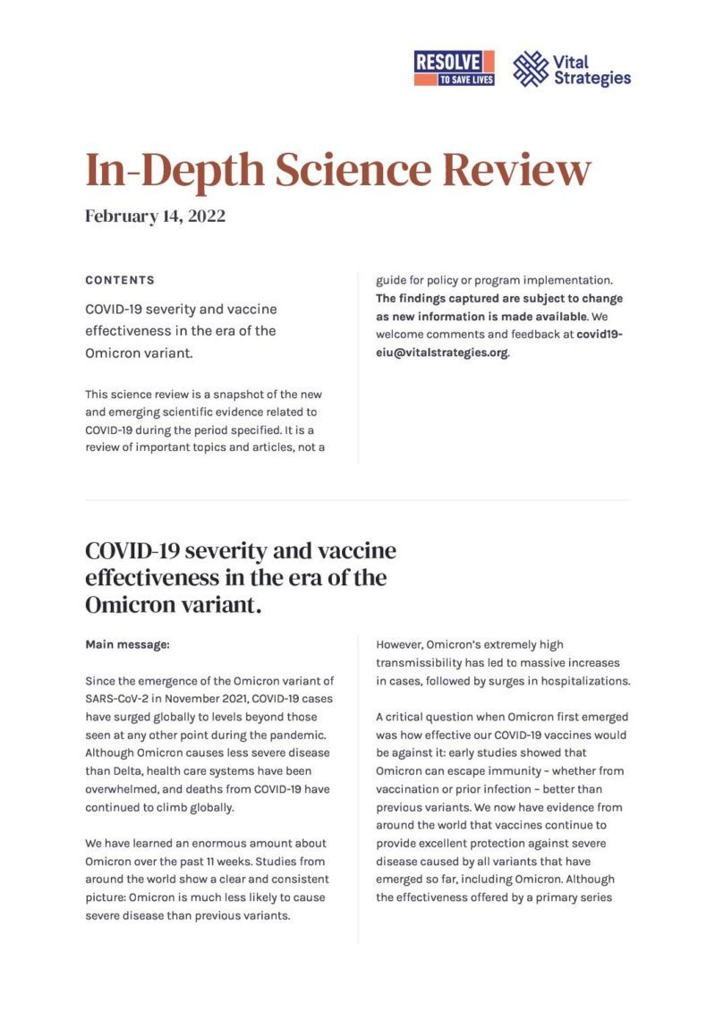 Science Review_ February 14, 2022 - Prevent Epidemics cover